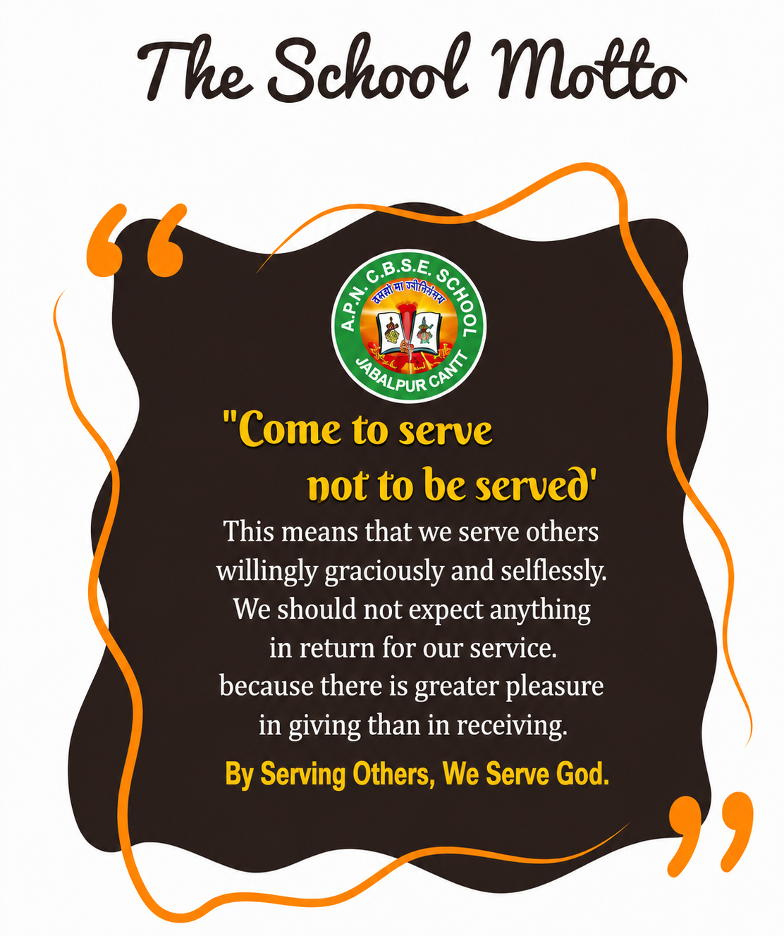 Mission and Vision - APN CBSE School